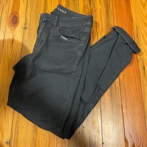 American Eagle Navy Tomgirl Superstretch Pants, Size 2